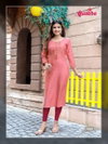 Nitya Plain Viscose Rayon Designer Kurtis Catalog